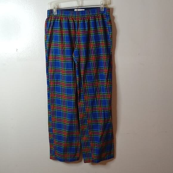Gilly Hicks Women's Medium Colorful Plaid high rise lounge pants. Comfy and Cozy - Picture 1 of 8